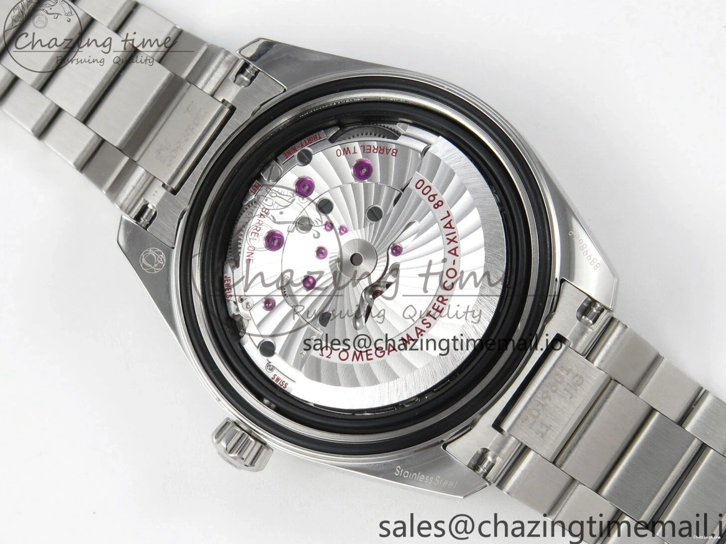 0102 Efficient Seamaster 150M SS VSF 1:1 Best Edition Turquoise Blue Dial on SS Bracelet A8900 Super Clone 7661